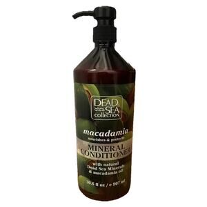 Dead Sea Collection MACADAMIA MINERAL CONDITIONER 30.6 oz Nourishing Hair Care
